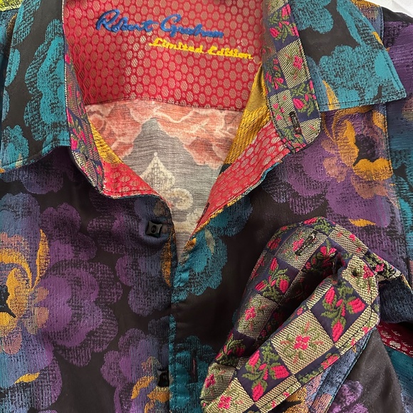 Robert Graham limited  silk button down shirt - Picture 12 of 14
